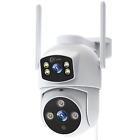 2pcs Dual Lens Security Camera System 8mp Wifi Ptz Smart Audio Video Monitor Kit