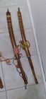 Vietnam Montagnard Dha Sword W Scabbard Pair