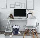 Plastic Trash Bin - Black Color