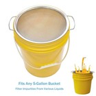  Fine Mesh Stainless Steel Paint Strainer For 5 Gallon Bucket Reusable 