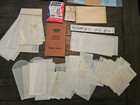 Large Vintage Stamp Collector Lot Glassines Christmas Seals Un Souvenir Sheets