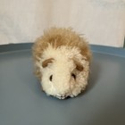 Per   Alpaca Fur Guinea Pig Plush Toy Brown White Stuffed Animal Soft Fluffy 5   