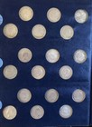 1937-1977 Canadian Quarter Complete Set 47 Coins  In Deluxe Whitman Album  Vg-bu