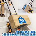 Heavy Duty Stair Climbing Cart 440 Lbs Capacity Hand Truck Dolly W backup Wheels