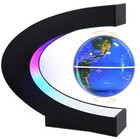 Magnetic Levitating Globe With Led Light - Unique Floating Desk Decor Gift For K