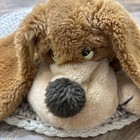 Vintage Russ Berrie Samuel Puppy Dog Plush 12  Floppy Laying Down Stuffed Animal