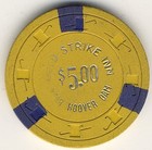 Gold Strike Inn Casino Boulder City Nevada  5 Chip 1955
