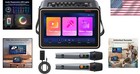 Wireless Karaoke Speaker System With 12 1  Display     Perfect For Home   Parties