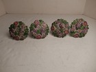 Antique Vintage 1920 s Hubley Cast Iron Curtain Drapery Tie Backs Set Of 4