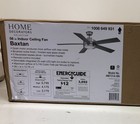 Home Decorators Baxtan 56 In  Indoor Led Brushed Nickel Ceiling Fan  remote