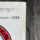 1988 Billings Mustangs Pioneer League Baseball Program Vtg 40 Year Anniversary