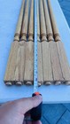 7 Colonial Balusters Oak Wood Stair Spindles 36 25    Long - Salvage 