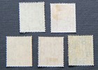 Gb Kgvi 1937 Definitives Inverted Watermark Set Sg462i-466i  Mint Hinged Mh