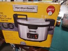 Hamilton Beach 37590 90 Cup  45 Cup Raw  Rice Cooker - 240v
