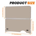 Tinted Windshield For Ezgo Rxv 2008-up Golf Cart Protection Folding Windscreen