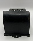 7 1 4    X 4    Heavy Vintage Wall Black Cast Iron Match Box Safe euc