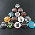 Punk Hardcore 1  Pin Button Set Tsol Dri Adolescents Circle Jerks Dead Kennedys