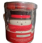 Yankee Candle Snowman Luminary Tealight Candle Holder Gift Set Cinnamon New