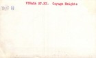 Ithaca Street Railway Cayuga Heights Trolley Ny 1910s - C1950s Half Tone Photo