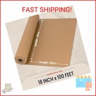 Brown Kraft Butcher Paper Roll - 18 Inch X 100 Feet - Usa Made - Food-grade Pape