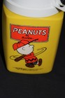 Peanuts Vintage 1950 s Charlie Brown Thermos Complete Yellow White