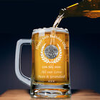 Fishing Fan Engraved Birthday Pint Tankard 18th 21st Lager Ale Glass Beer Mug