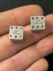 Vintage Taxco Mexico 925 Sterling Silver Dice Set   7 7g  