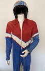 Authentic Screen Worn Nick Swardson Hero Leather Jumpsuit   Helmet Sandy Wexler