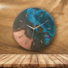 Metal Mid Century Modern Silent Wall Clock Art Deco Original Wall Art Decor