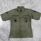 Vintage Us Air Force Shirt Mens Small Tactical Air Command 35 Crs Patch 70s