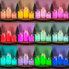 Color Changing Flameless Candles  Battery Operated Led Pillar Candles  Fake Elec