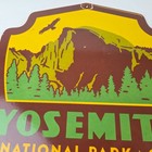 Vintage Yosemite National Park Sign - Ca Gas Service Station Pump Porcelain Sign