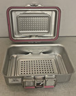 V  Mueller Genesis Cd0-4st 12 x 8 x4  Solid Sterilization Container   Trays