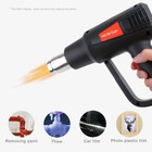 2000w Heat Gun Electric Hot Air Gun Dual Temperature Power Heater 4 Nozzles Tool