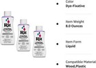 Rit Colorstay Dye Fixative  Locks In Color To Reduce Fading  8 Oz  Pack Of 3
