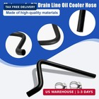 Motorcycle Oil Drain Line Oil Cooler Hose Line Fit For Harley Sportster Xl 883 X