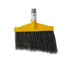 Rubbermaid Commercial Angled Large Brooms Poly Bristles 48 7 8  Aluminum Handle
