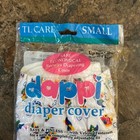 Vintage Dappi Diaper Cover Baby Boys Size Small White Truck Boats Pattern