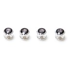 Black Diamond Dust Tuxedo Cufflinks   Studs Set Bulk Packed