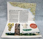 Old 1986 National Geographic Vintage Central America Past Present Map Free S h