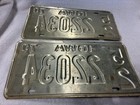 1970 70 Iowa License Plate Johnson  County 52 - 22034 Vintage - Pair