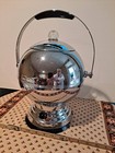 1955 Manning-bowman Chrome Globe Percolator Coffeemaker Bakelite Art Deco