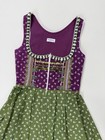 Skandal Green Folk Midi German Bavarian Tyrol Dirndl Dress Oktoberfest Size 36