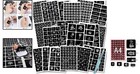524pcs Reusable Henna Tattoo Stencil Kit With Color Pen - Perfect For Parties