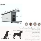 Outdoor Solid Wood Dog House  Modern Style Design Tought Build Waterproof