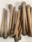 Wood Bobbins Spools Wooden Industrial Style Spindles 8  Wooden Quills Lot-30