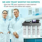 Simpure Wp2-400gpd 8 Stage Uv Under Sink Ro Reverse Osmosis Water Filter System