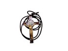 Silver Tone Gold Tone St Benedict Medal Center Crucifix Cross Cord Necklace 3 In