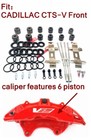 Fa013 For Cts-v Front Brake Caliper Repair Kit 6 Pot Discs Piston Hardware