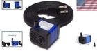 Adjustable Flow 50gph Aquarium Pump - Ideal For Hydroponics   Water Fountains